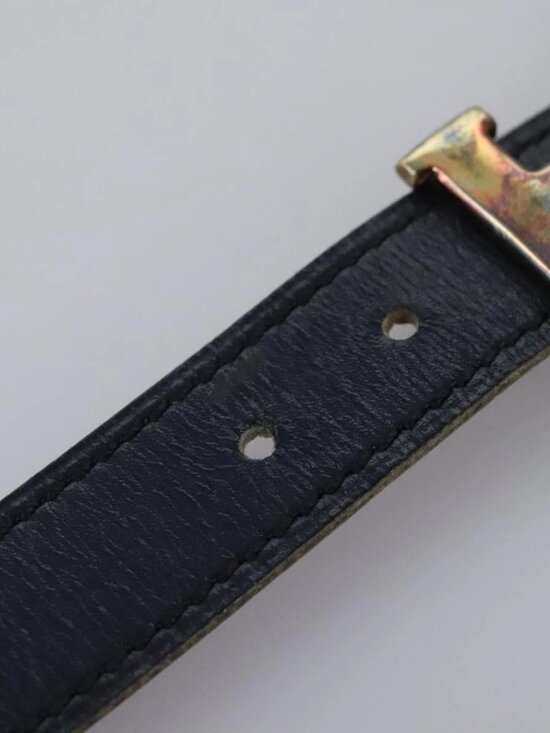 HERMES Constance Belt Leather Navy Auth am7633 main image 13
